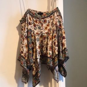 American Eagle floral adjustable tie tank.